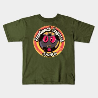 Emotional Support Snake Kids T-Shirt